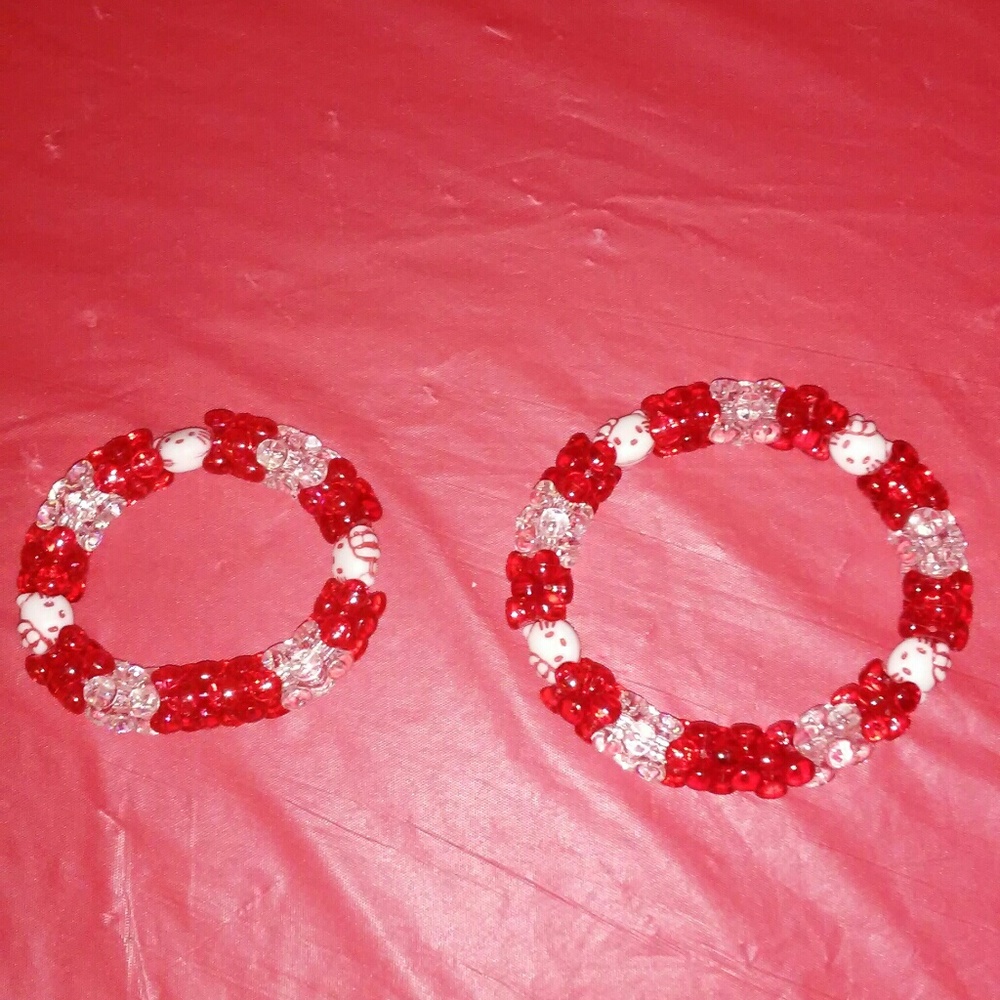 Handmade kids hello kiddy bracelets